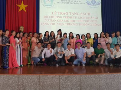 Le trao tang sach Truong TH Dong Hoa - Di An Binh Duong